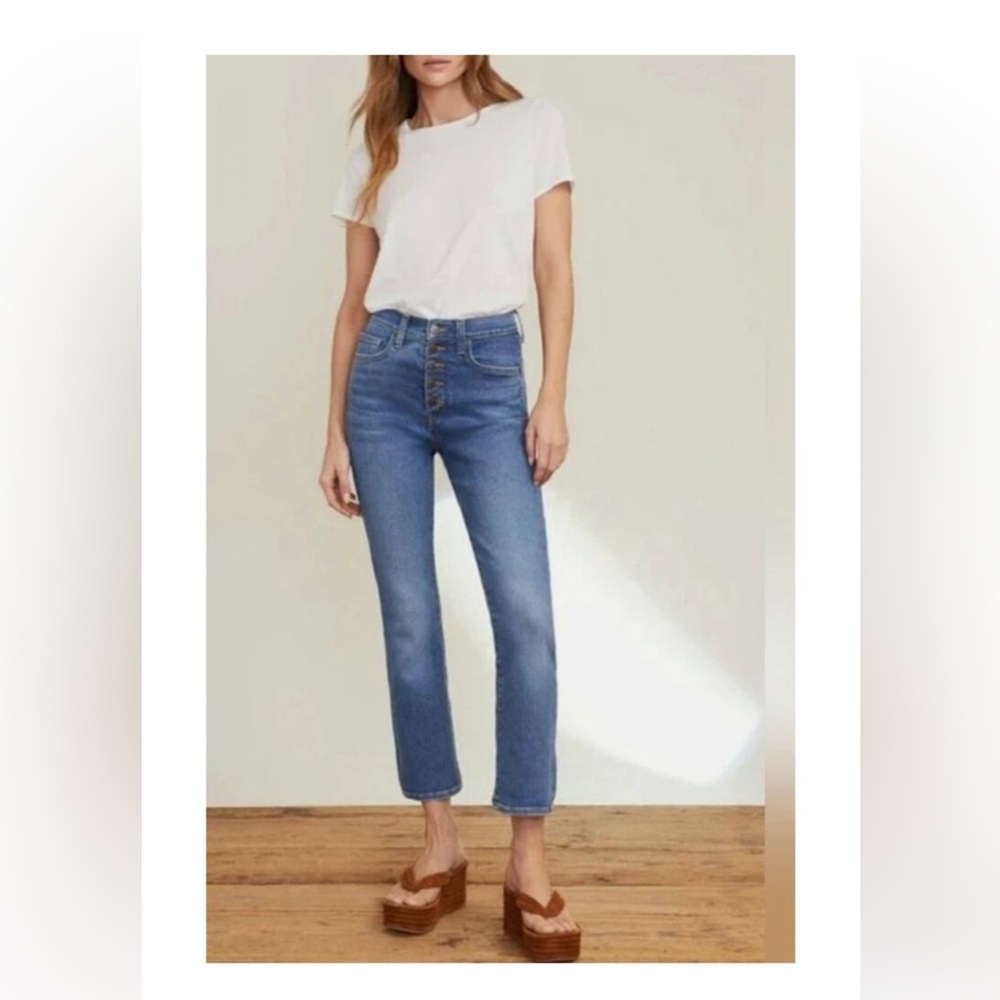 VERONICA BEARD
Carly high-rise kick-flare jeans